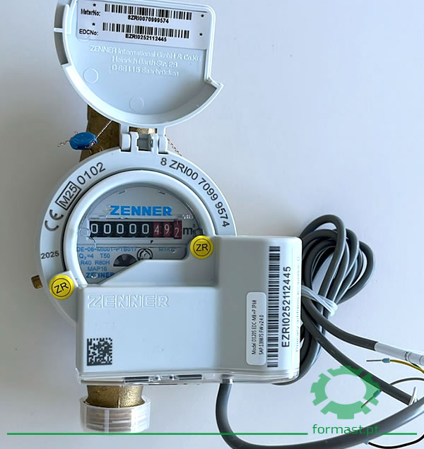 Contador de Água Fria Zenner MTKD E. Formast