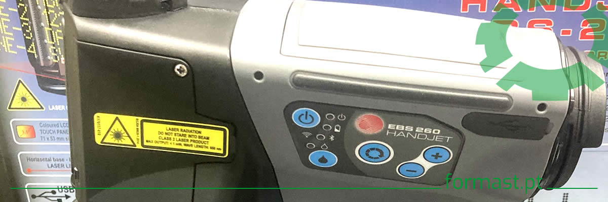 Impressora portátil EBS-260 – Marcação directa para maior eficiência em armazém